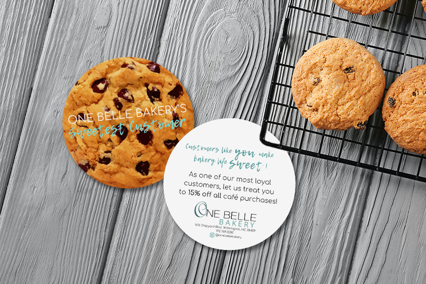 One Belle Bakery Rewards Cards