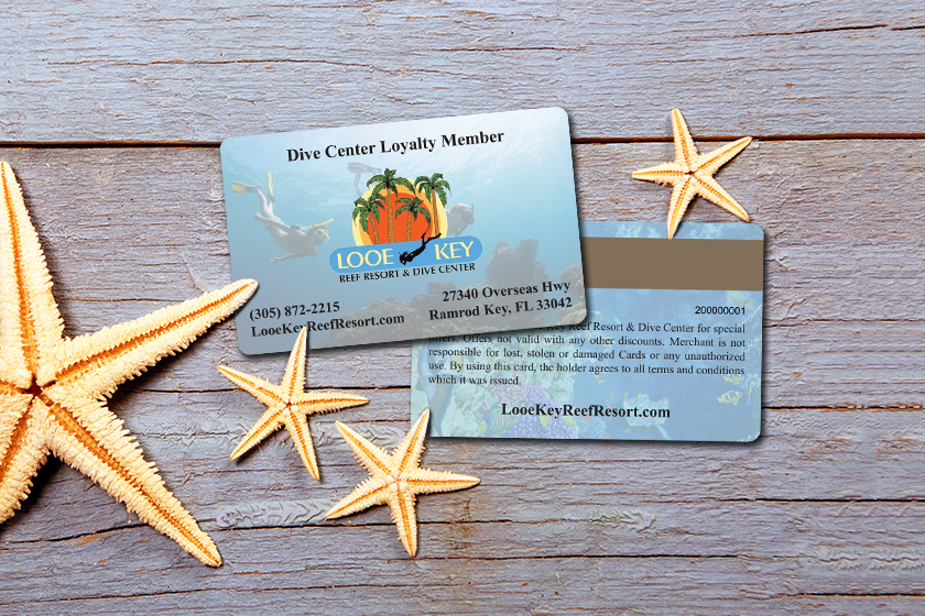 Looe Key Reef Resort & Dive Center Loyalty Member Cards
