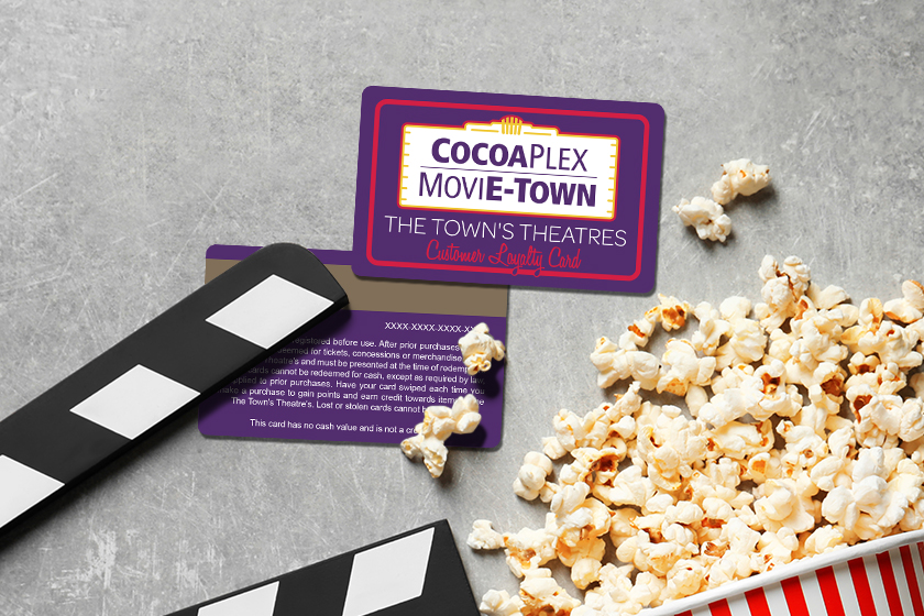CocoaPlex Movie-Town Customer Loyalty Cards