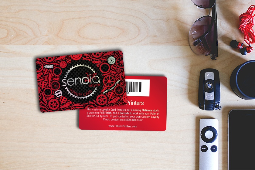 Senoia Bicycle Platinum Loyalty Cards