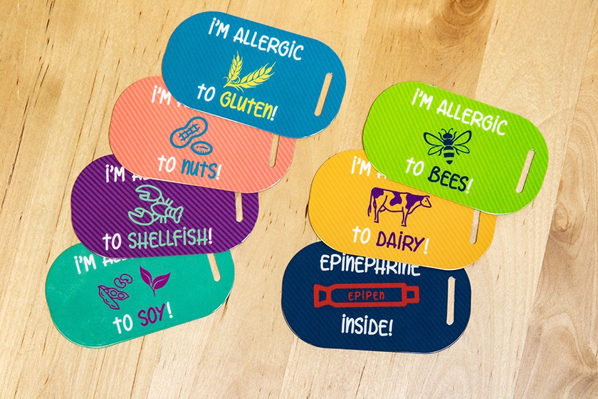 Medical Alert Allergy Tags