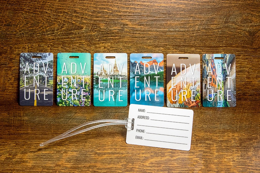 Adventure Themed Photo Luggage Tags
