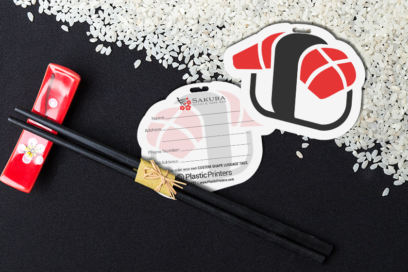 Sakura Sushi & Sake Bar Luggage Tags