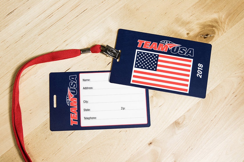 Team USA Luggage Tags