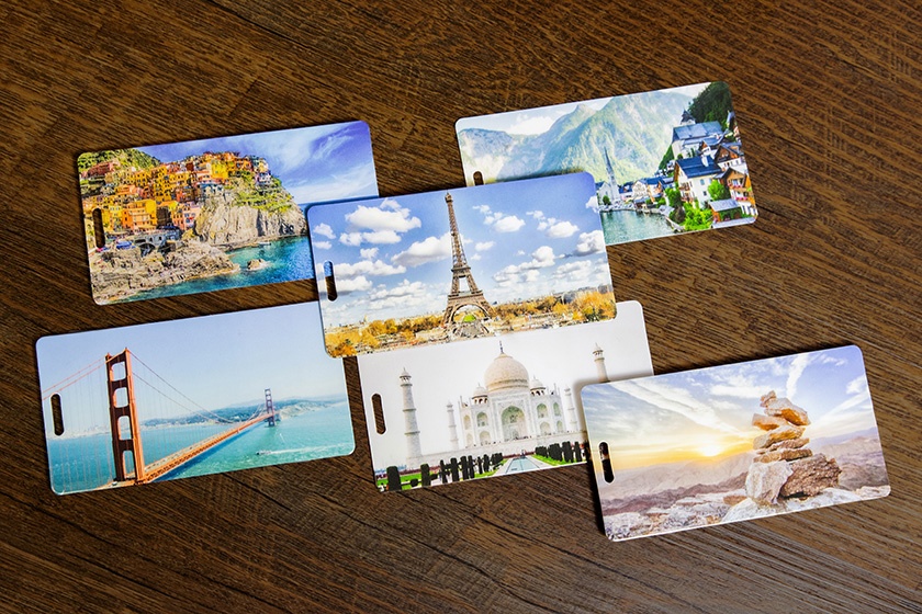 Destination Travel Photo Luggage Tags
