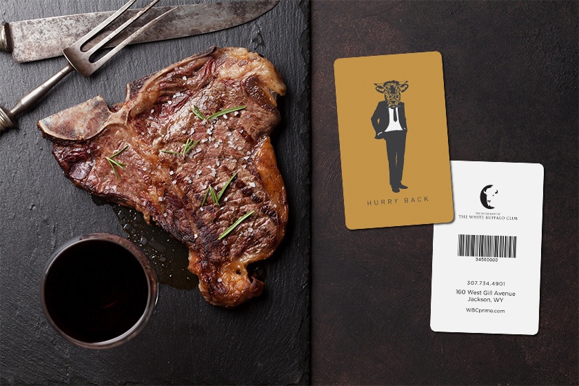The White Buffalo Club Membership Cards