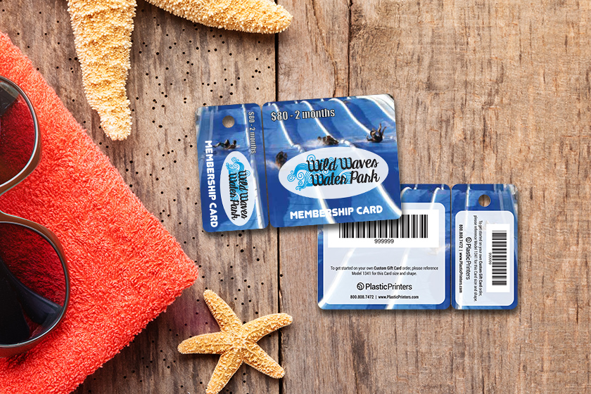 Wild Waves Water Park Membership Cards