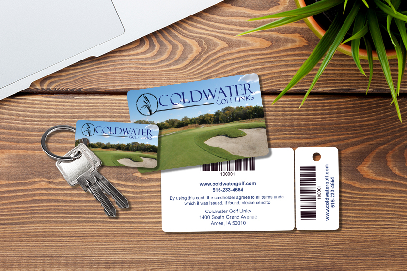 Coldwater Golf Links Membership Card and Key Tag