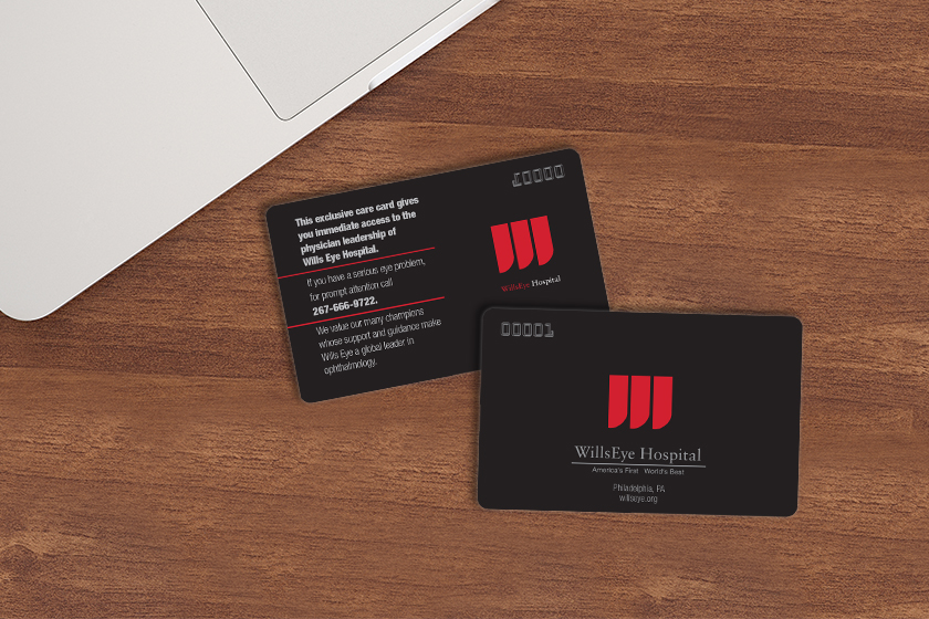 WillsEye Hospital Membership Cards