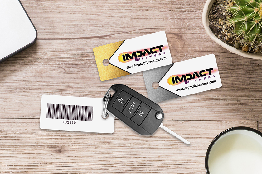 Impact Fitness Membership Key Tags
