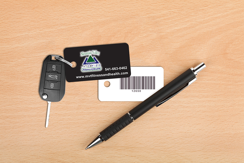 Mountain Valley Fitness & Health Membership Key Tags