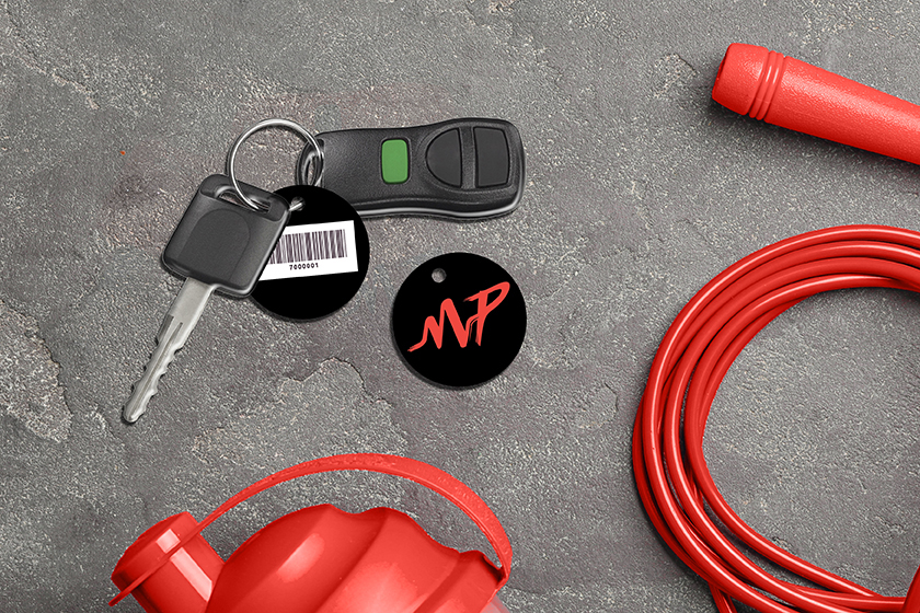 MPower Health & Fitness Membership Key Tags