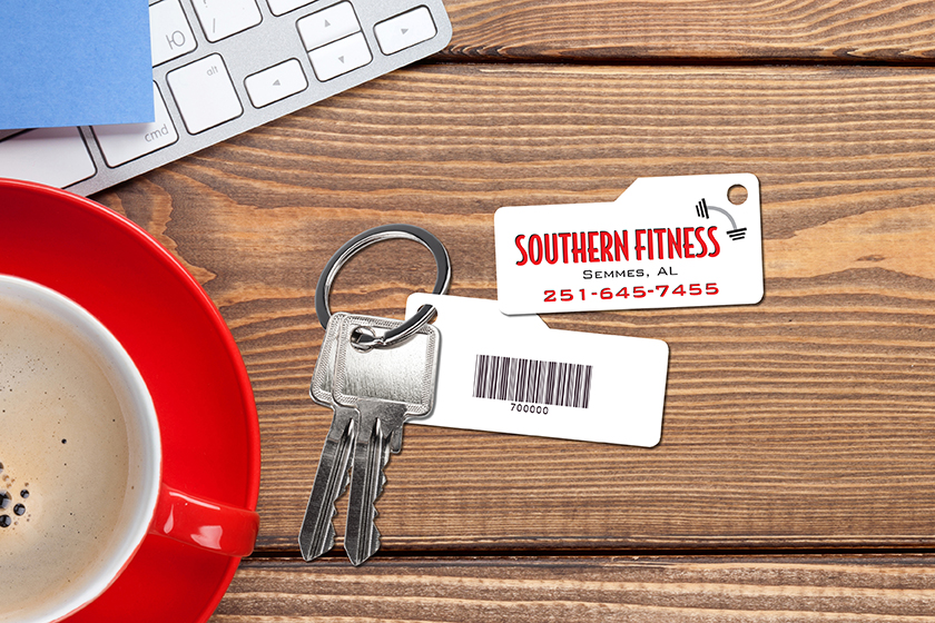 Southern Fitness Membership Key Tags