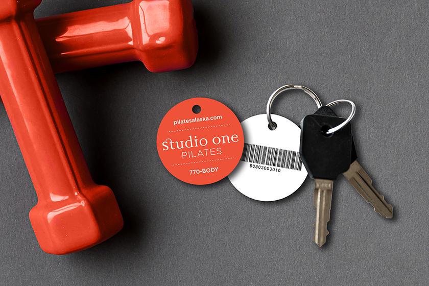 Studio One Pilates Membership Key Tags