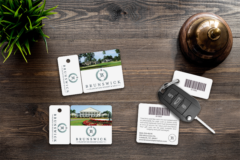 Brunswick Plantation Resort Golf Membership Card and Key Tag