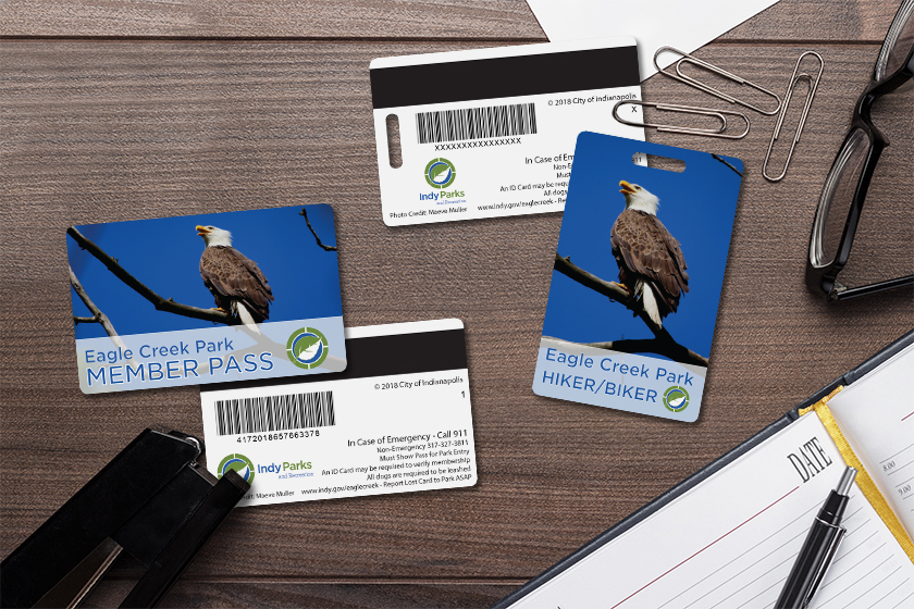 Eagle Creek Park Member Pass Cards