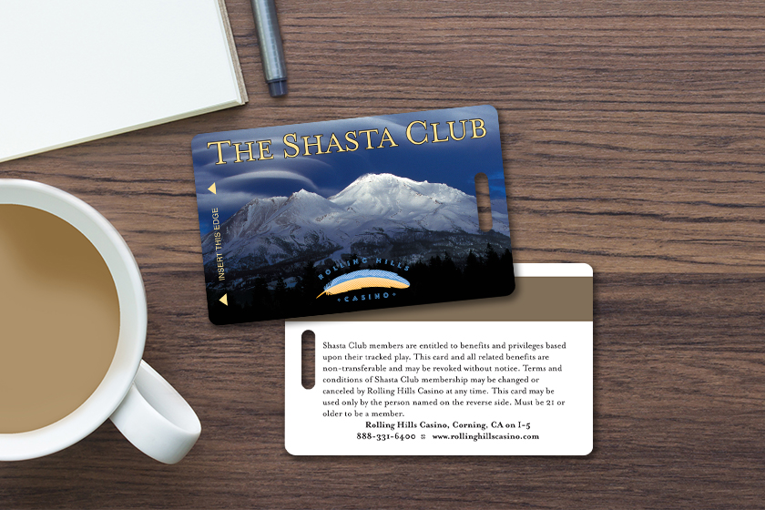 Rolling Hills Casino Membership Club Card