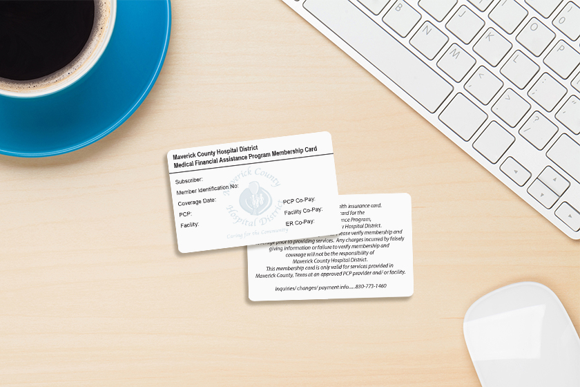 Maverick County Hospital Membership Cards