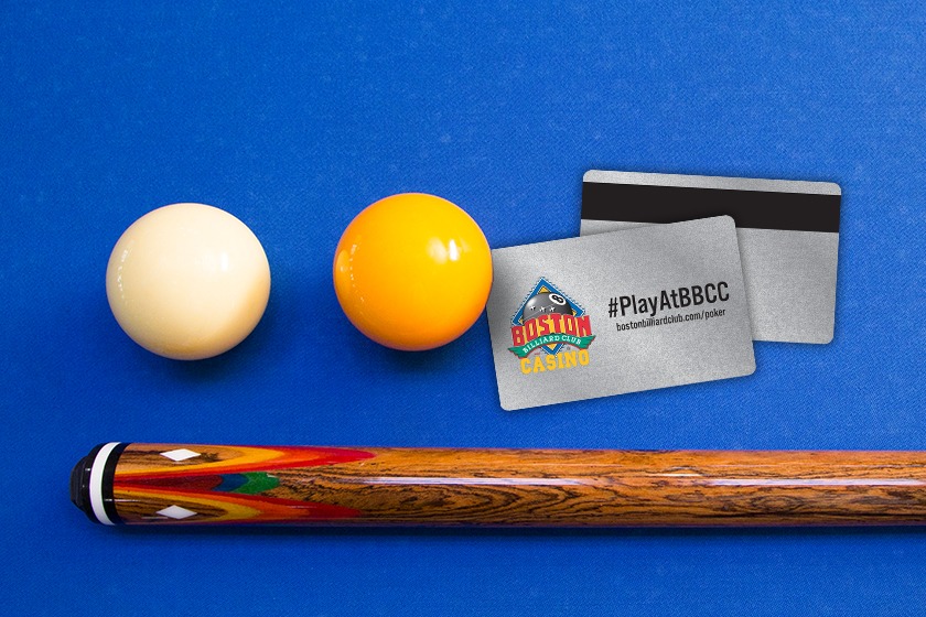 Boston Billiards Casino Membership Cards