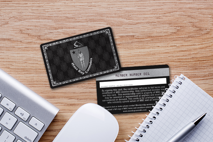 Mass Bay Cannabis Membership Cards
