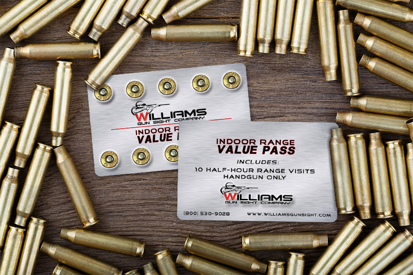 Williams Gun Sight Company Value Pass Cards