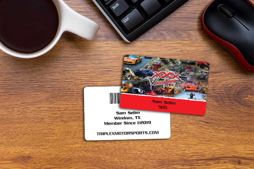 Triple X Motorsports VIP Cards