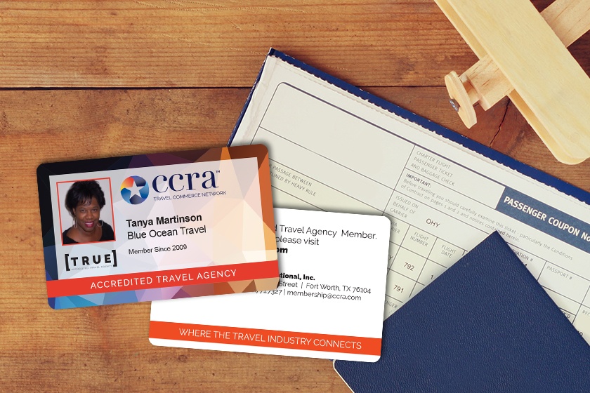 CCRA Travel Agent Membership ID Card