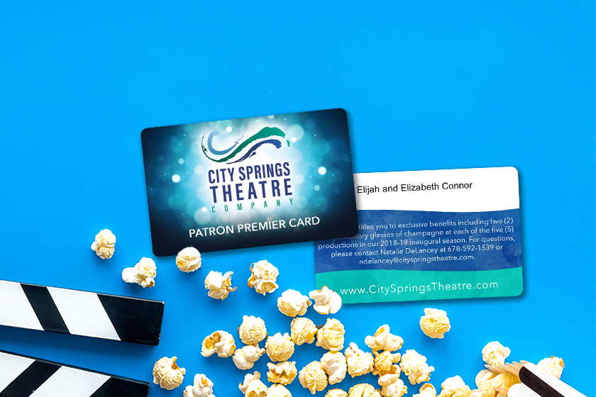 City Springs Theatre Company Patron Premier Cards