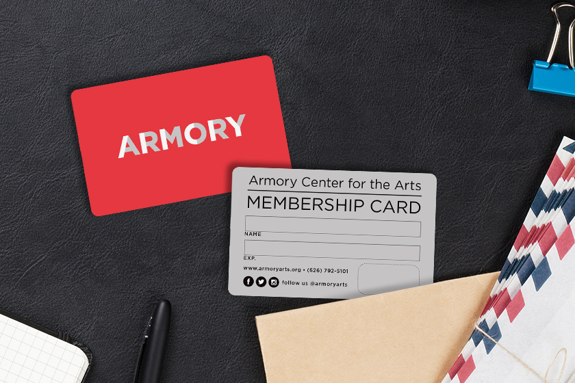 Armory Center for the Arts Membership Card