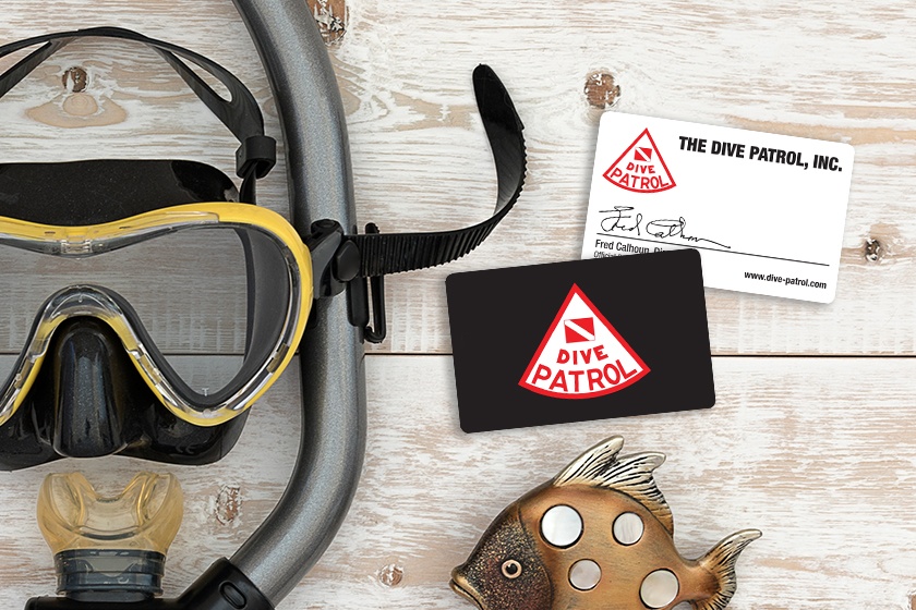 The Dive Patrol Membership Cards
