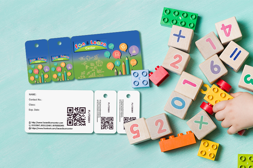 Fun & Learn Center Membership Cards and Key Tags
