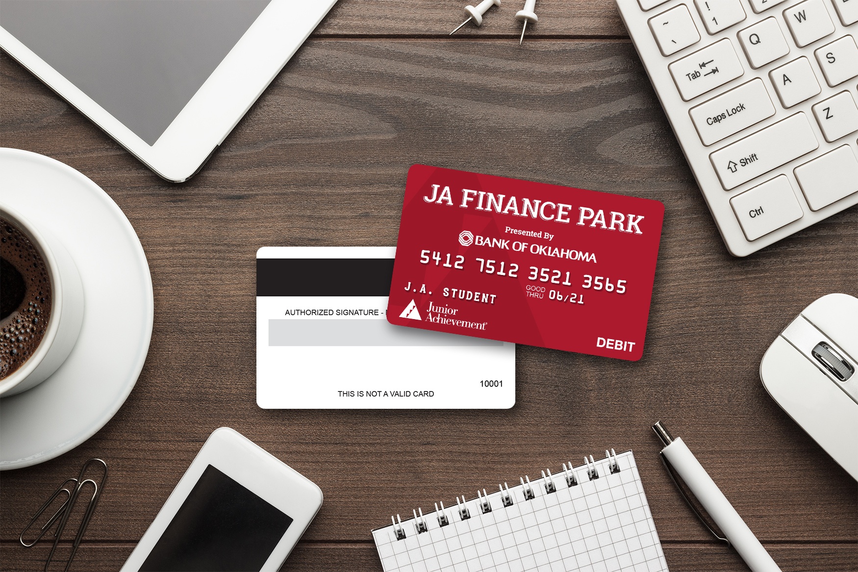 Junior Achievement of Oklahoma JA Finance Park Debit Card