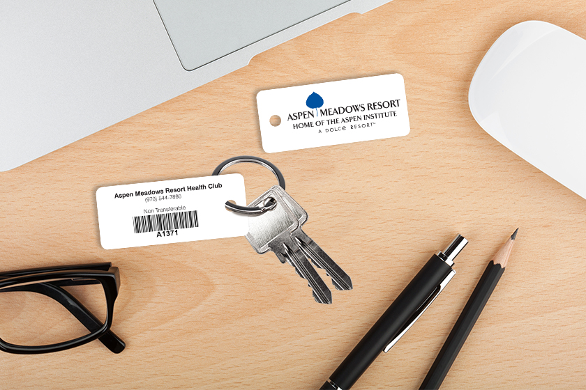 Aspen Meadows Resort Health Club Key Tags