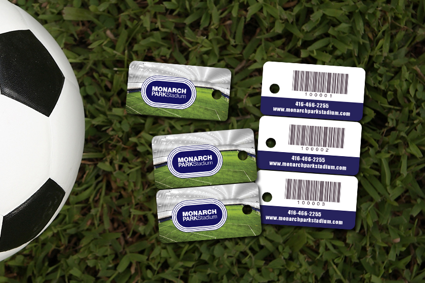 Monarch Park Stadium Membership Key Tags