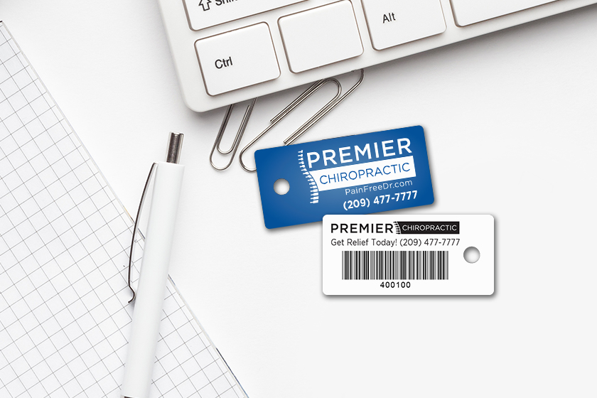 Premier Chiropractic Membership Key Tags