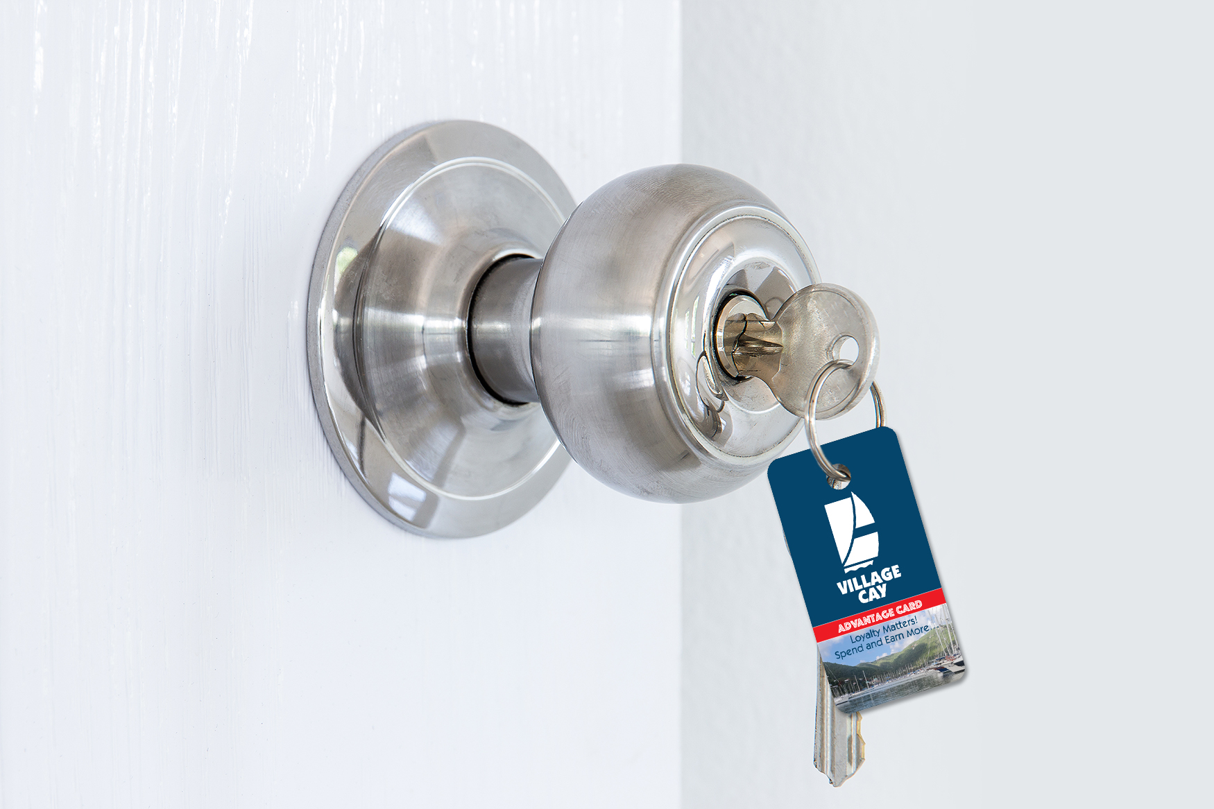 Village Cay Advantage Card Loyalty Key Tags
