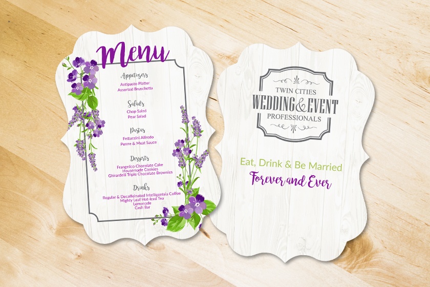 Twin Cities Wedding & Event Professionals Menu