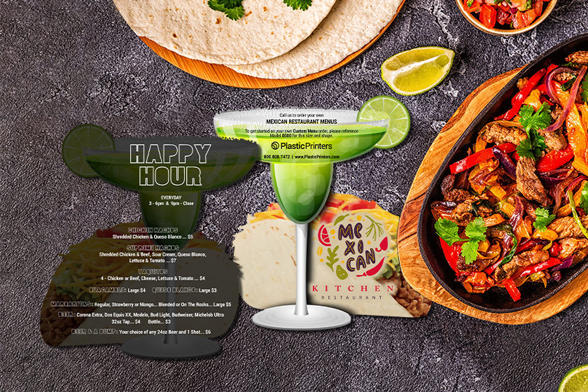 Mexican Kitchen Restaurant Happy Hour Menu 
