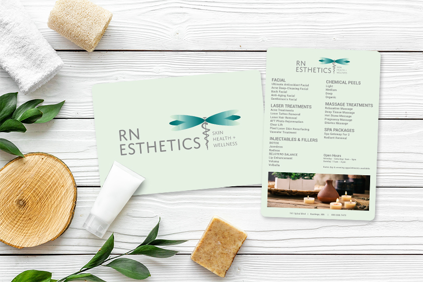RN Esthetics Service Menus