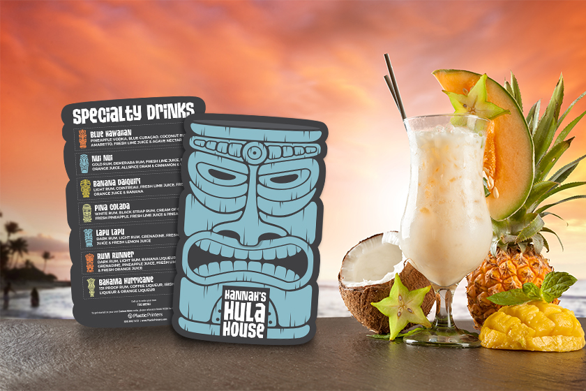 Hannah's Hula House Drink Menus