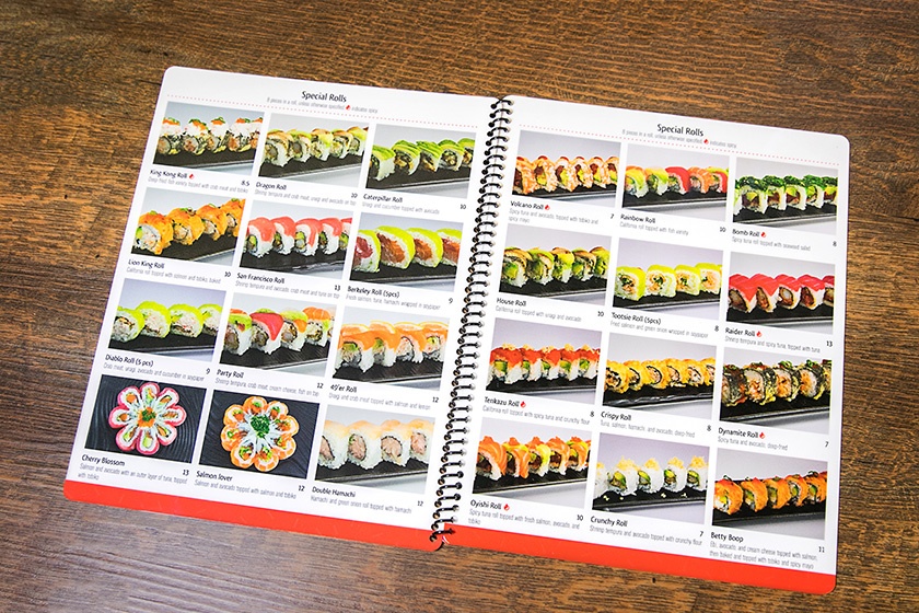 Party Sushi Photo Menu