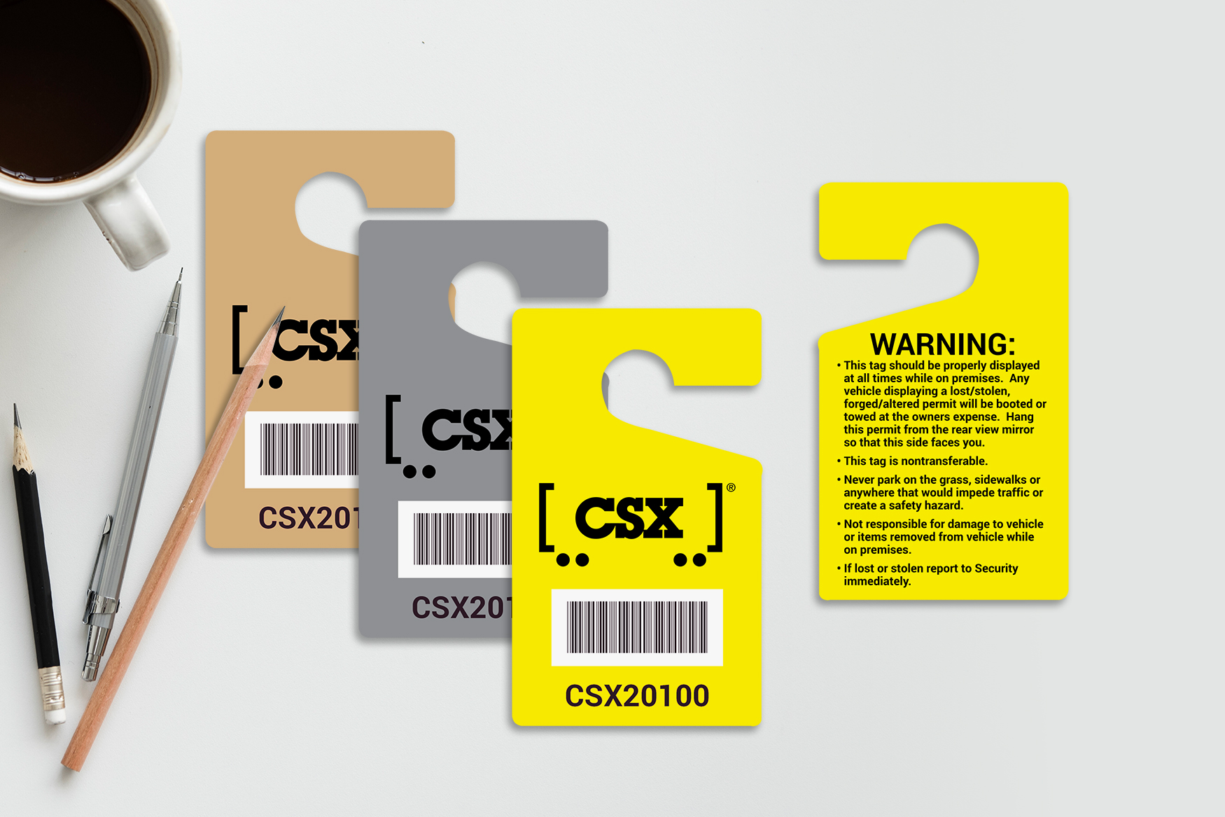 CSX Transportation Parking Passes