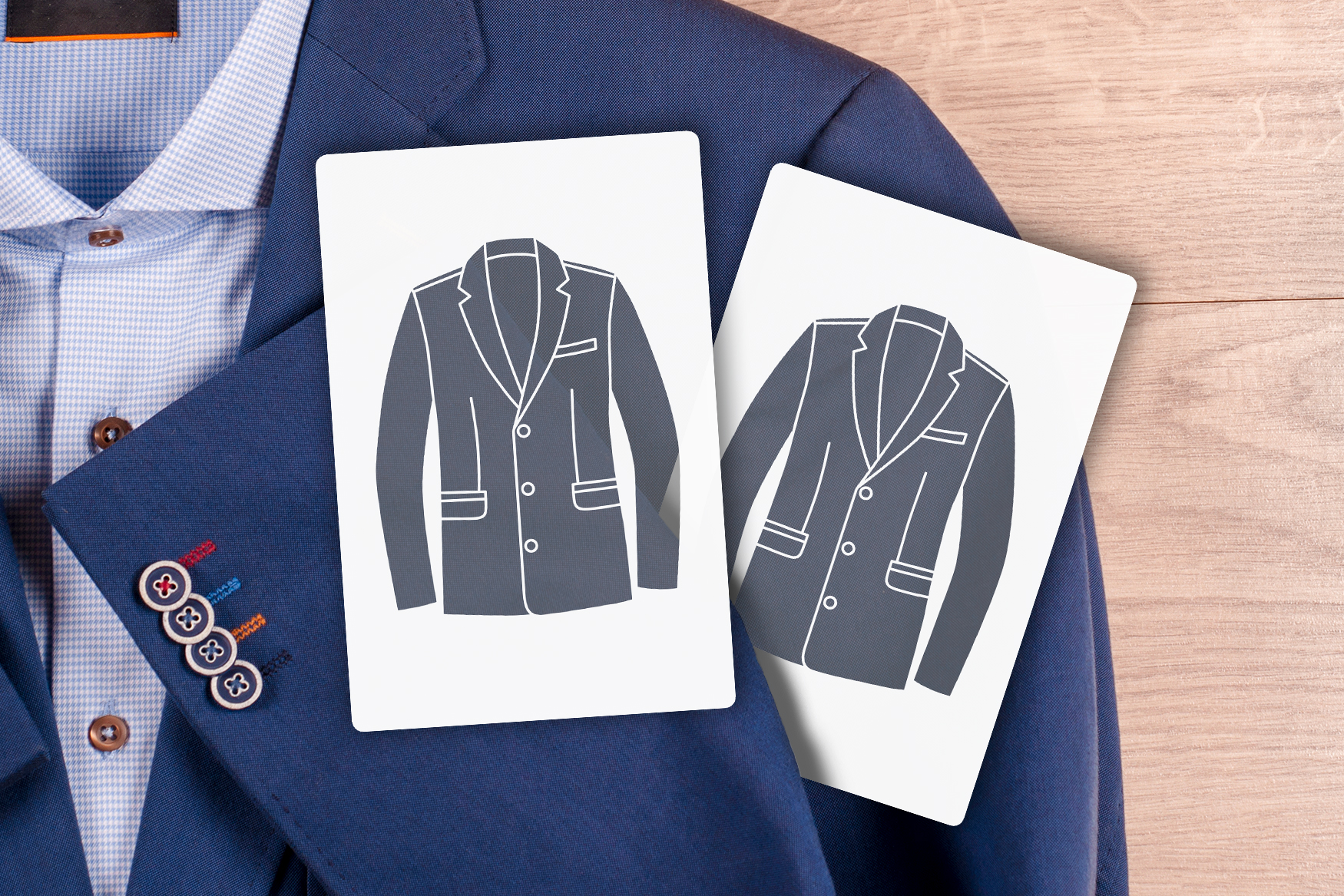 Haichen Men's Clothing Store Promo Cards