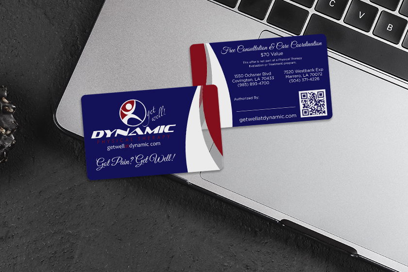 Dynamic Phyiscal Therapy Promotional Cards