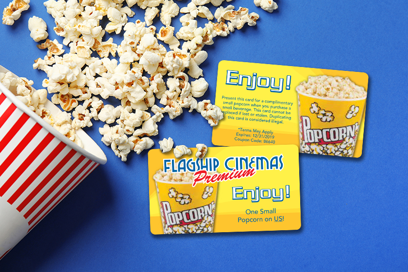 Flagship Cinemas Promo Card