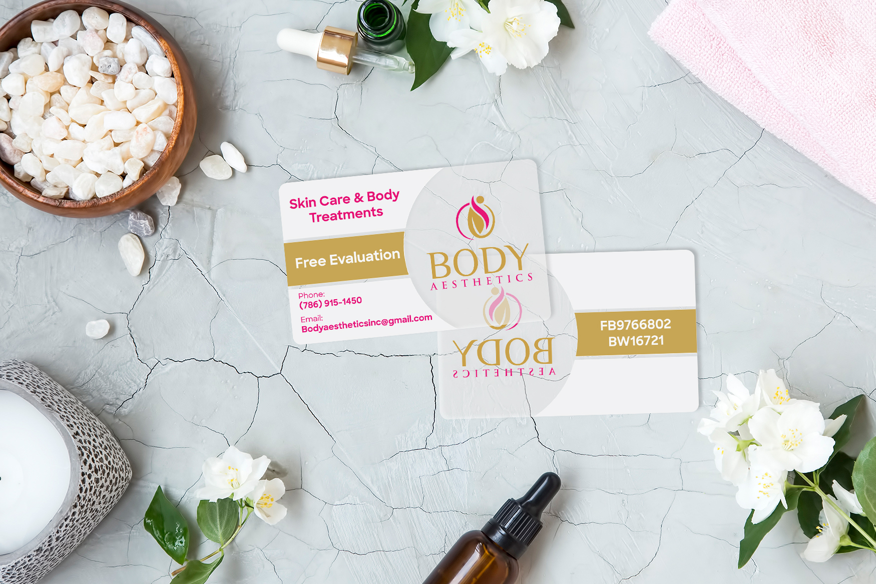 Body Aesthetics Promotional Cards