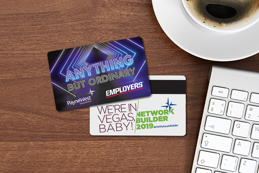 PayneWest Insurance Event Promotional Cards