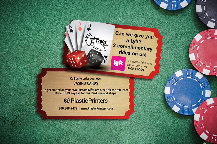 Lucky 700T Casino Promotional Cards