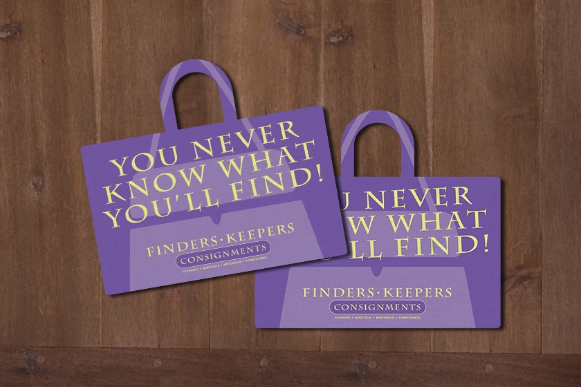 Finders Keepers Consignments Promo Cards