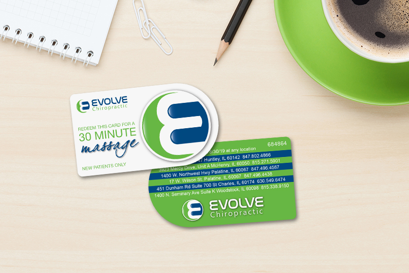 Evolve Chiropractic Promotional Cards